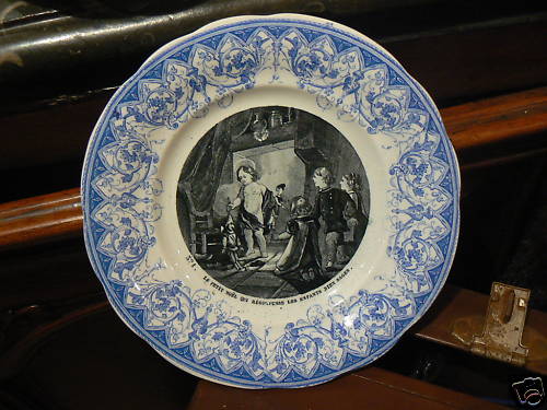 Ancienne assiette creil - ancienne,