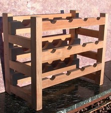 VIN CASIER en bois rangement 12 BOUTEILLES cave VIGNE vigneron BACCHUS pinard