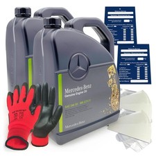 10 Litre Original Mercedes-Benz Huile 5W30 229.51 Incl. Entonnoir + Remorque