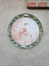 Ancien Plat Faïence Art