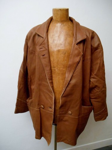 Veste agneau marron années