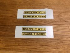 4 Transferts pour Wagon Foudre