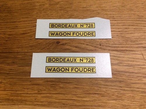 Transferts pour wagon foudre - transferts,