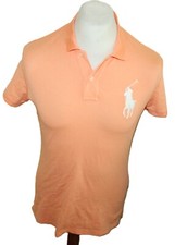 RALPH LAUREN POLO FEMME GOLF T-SHIRT CHEMISE MANCHES COURTES taille L ROSE / ...