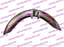 BSA A50 A65 C15 A10 GARDE BOUE AVANT ACIER CHROMÉ DÉBUT 1960 / COMPATIBLE POUR