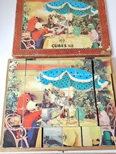 Jeu cubes bois - cubes,