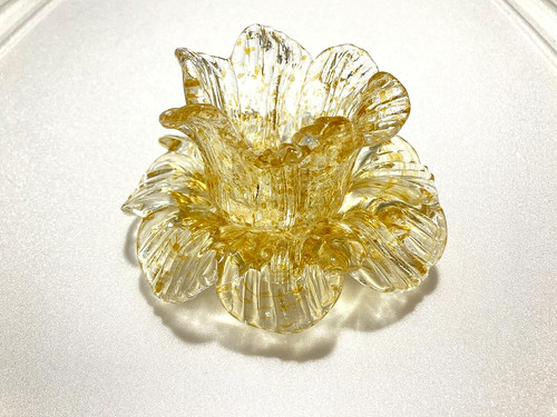 Abat jour fleur verre - abat-jour, fleur,