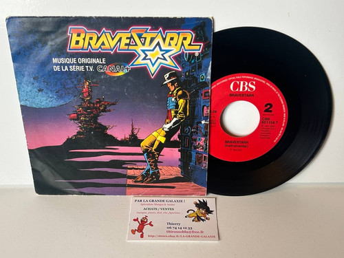 45t série bravestarr - bo,