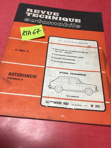 Revue technique automobile - revue,