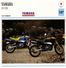 Fiche Moto : YAMAHA 250 TDR