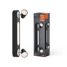 Plafonnier LED Applique Murale Decor 2 Spot Neptune Noir 20W 1630lm Blanc Chaud