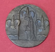 J- MÉDAILLE BRONZE OU FONTE