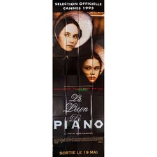 THE PIANO Original Movie Poster  - 59x138 in. - 1993 - Jane Campion, Holly Hunte