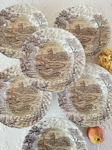 Lot assiettes creuses - 6,