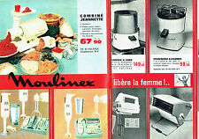 PUBLICITE ADVERTISING 086  1964  Moulinex (2p) combiné Jeanette Marinette 22816