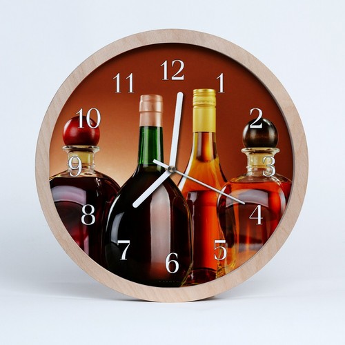 Tulup horloge murale bois - en,