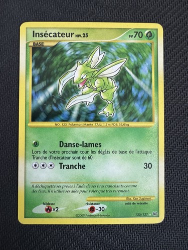 Carte pokemon insécateur - pokemon,