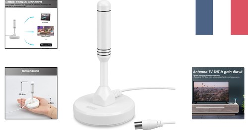Antenne blanche haute - antenne, tv