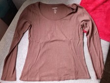 tee shirt Marron Camaieu Femme