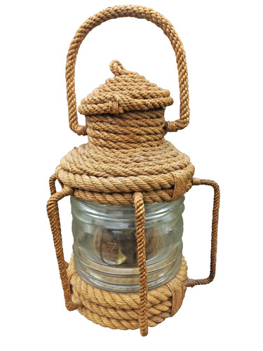 Lustre lampe lanterne corde - lustre,