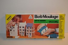 RARE VINTAGE ANCIEN COFFRET  MECCANO BATI MOULAGE REF 071500  HO . DANS L'ETAT