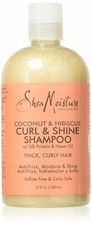 Shea Moisture - Noix de Coco & Hibiscus Curl & Shine Shampooing - 384 ml