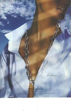 PUBLICITE ADVERTISING    2006  TIFFANY & CO joaillerie bijoux le pendentif