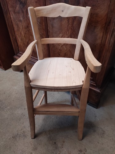 Ancienne chaise haute - ancienne, pour