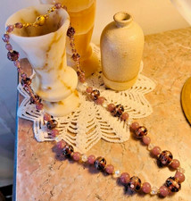 Collier ancien perles verre