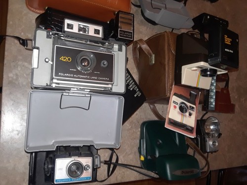 Lot vintage antique cameras - lot,