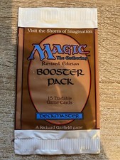 MTG Booster VIDE magic Revised (pas de carte)