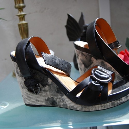 Sandale cuir plateforme - sandale,