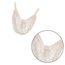  2 Pcs Mode Coton Lin Chaîne Tricoté Shopping Net Sac Portable De Stockage Sac À
