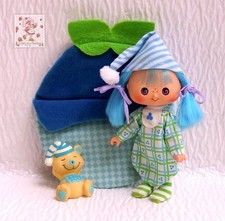 1984 Strawberry Shortcake Charlotte aux fraises  SWEET SLEEPERS Blueberry Muffin