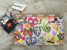 NEW W/TAGS!  TOKIDOKI LESPORTSAC,CARAMELLA MAKEUP BAG, L'AMORE, RETIRED PRINT