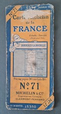 Carte routière ancienne