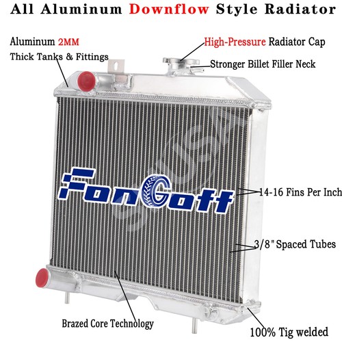 Rows radiator for - 3-rows,
