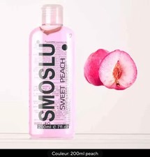 Gel Intime, Lubrifiant et Crème massage 200 ml - Saveur Pêche - Anal Vaginal