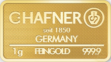 Lingot C Hafner 1 gramme or SmartBox