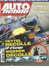 AUTO HEBDO N°1759 GP EUROPE / 60 ANS DE F1 / LOTUS ELISE 1.6 / VETTEL / WEBBER