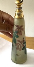 Ancien Atomiseur Vaporisateur A Ducobu Verre Peint Signe objet décoration Vase