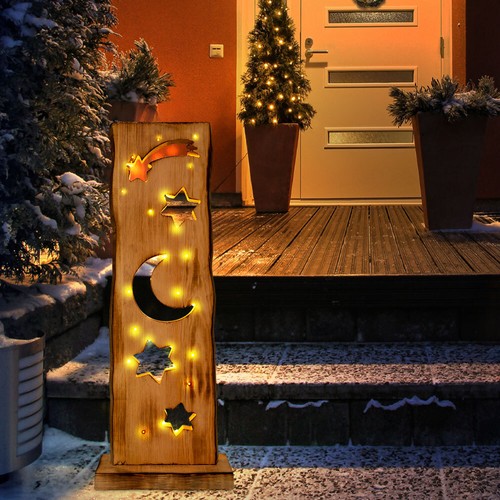 Panneau bois lampe - bois,