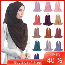 Crinkle Muslim Women Chiffon