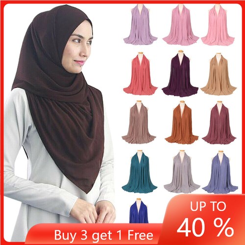 Crinkle muslim women chiffon - muslim,