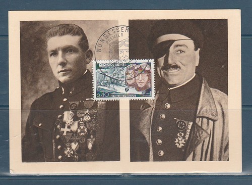 Carte 1er jour avion aviateur - carte,
