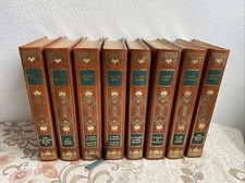8 Anciens Livre Romans Ed Cremille Couverture Doré Et Fleur Deco 