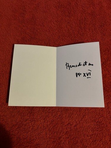 Carte dédicacée autograph - dédicacée,