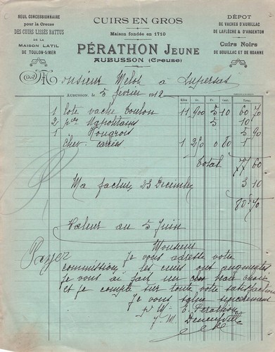 Aubusson cuirs gros - 23,