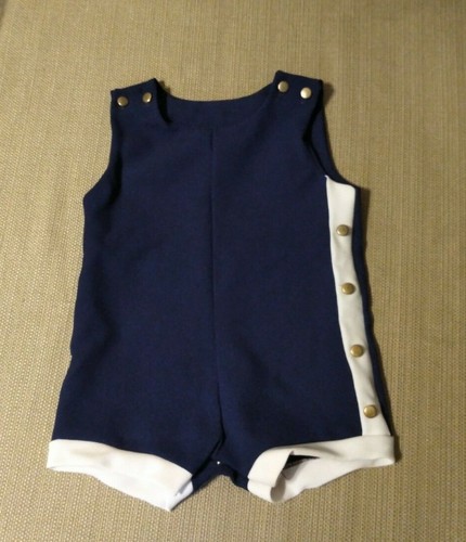 Vintage 60s polyester navy - vintage,