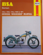 Revue technique RMT / manuel HAYNES BSA Bantam de 1948 à 1971 en ANGLAIS